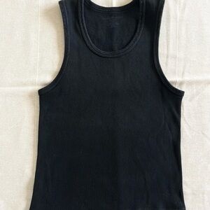 Brandy Melville Black Ribbed Tank Top